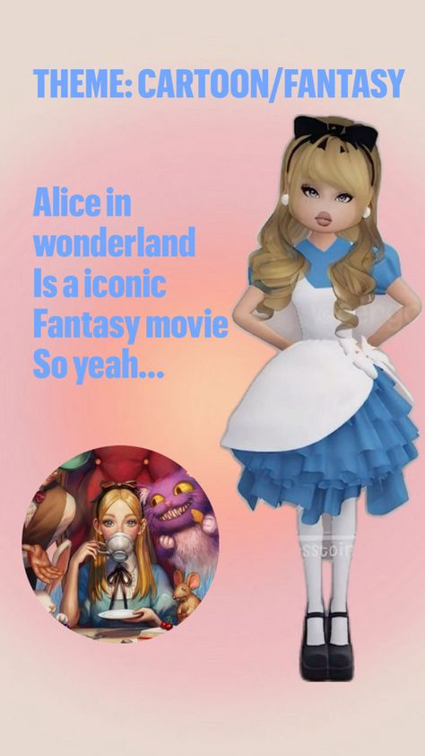 @slaygurl💗💞💕💕 Alice In Wonderland Dress, Fantasy Theme, Fantasy Movies, Fantasy Dress, Alice In Wonderland, Dress To Impress, Fantasy Films