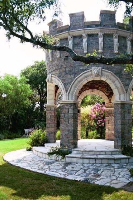 Castle Duvengan. This would be a awesome "Gazebo" for the backyard Castle Project, Stone Archway, Healing Center, Casas Coloniales, Scottish Castles, Garden Rooms, Castle House, Beautiful Castles, Country Farm