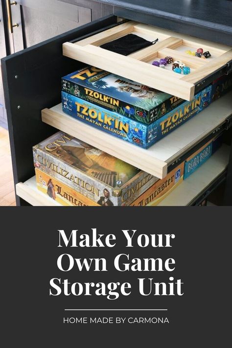 Board game storage ideas