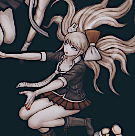 Junko Enoshima Official Art, Despair Sisters, Mukuro Ikusaba, Enoshima Junko, Danganronpa Thh, Danganronpa V1, Junko Enoshima, Anime Cosplay Makeup, Danganronpa Trigger Happy Havoc