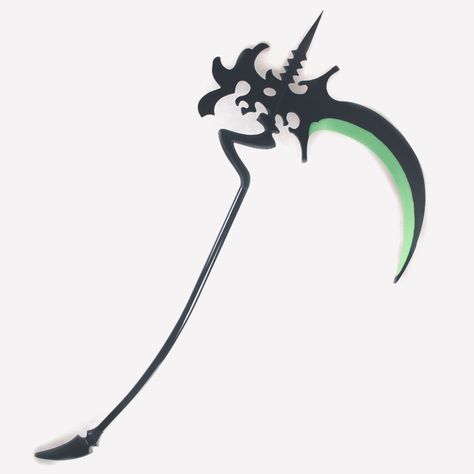 Shinoa Scythe, Scythe Rpg, Cool Scythe Designs, Shinoa Hiiragi, Mikaela Hyakuya, Elemental Magic, Pretty Knives, Blue Anime, Apocalypse Survival