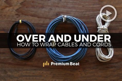 Photography Set Tips | The Right Way To Wrap Cables & Cords | SLR Lounge How To Roll, Big Speakers, How To Wrap, Audio Cables, Film School, High End Audio, Camera Hacks, A New World, Equipment For Sale