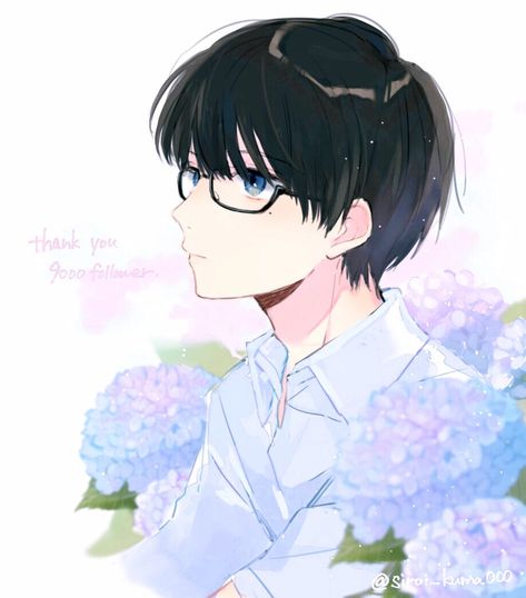 #glasses #animeboy Anime Man Glasses, Anime Boy With Glasses Drawing, Brown Hair Anime Boy, Guys With Glasses, Glasses Sketch, Anime Glasses Boy, Boy Glasses, Black Haired Anime Boy, Guys With Black Hair