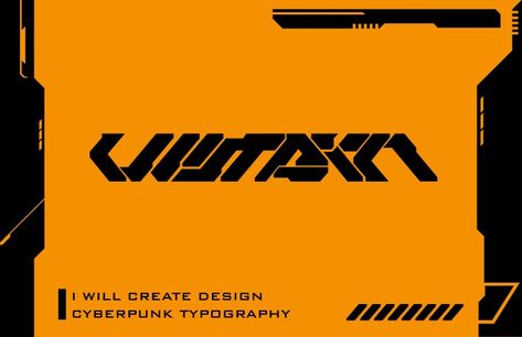 Cyberpunk Typography, Logo Design For Clothing Brand, Logo Design For Clothing, Cyberpunk Logo, Design For Clothing Brand, Design For Clothing, Futuristic Typography, Typography Logo Design, Lookbook Design