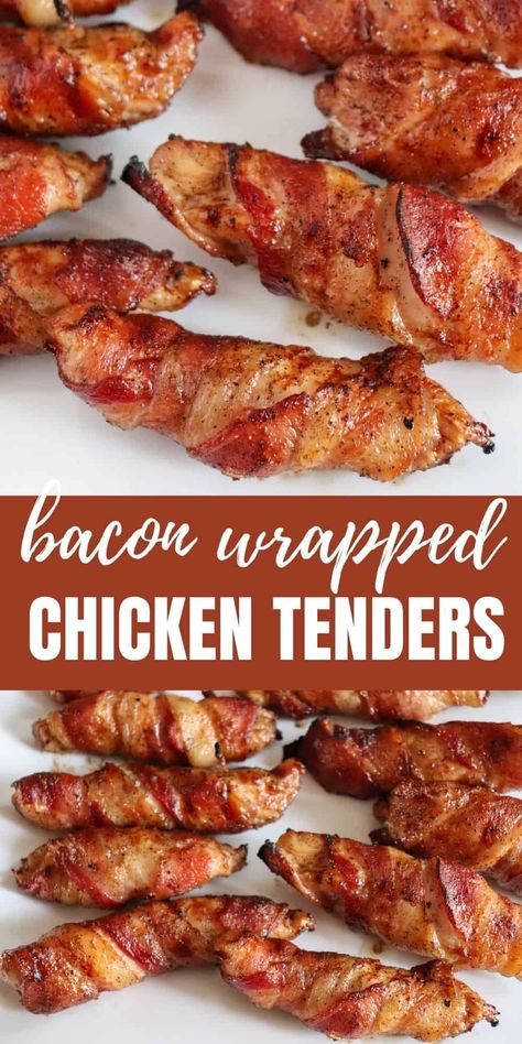 Bacon Wrapped Chicken Tenders Chicken And Bacon Wraps Easy Recipes, Bacon Wrapped Chicken On The Grill, Bacon Wrapped Chicken Tenders Grilled, Bacon Wrapped Chicken Tenders Oven, Easy Bacon Wrapped Chicken, Bacon Wrap Chicken Tenders, Baked Bacon Wrapped Chicken Tenders, Chicken Tender Recipes Grilled, Bacon Wrapped Chicken Tenderloins