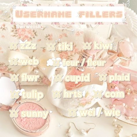 ♪.+ﾟ♬ ✧. - - Pin is mine !¡ 𖦆 #flwrweiish.com ♡̸᳝˚ ༘. * zZz . . creds for me 🎀 ଓ Username Fillers, Aesthetic Fonts, Adoption, Quick Saves