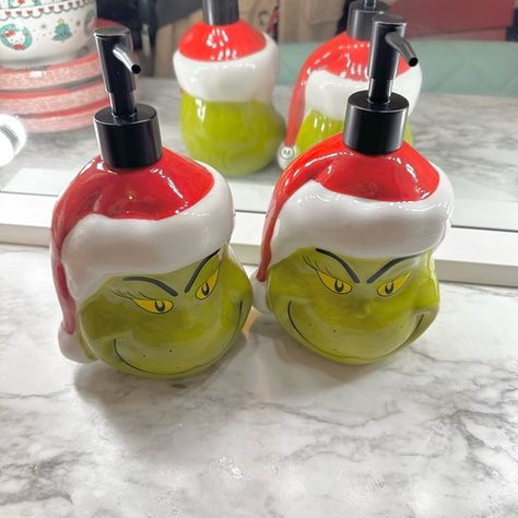 The Grinch Soap Dispenser Duo Grinch Soap, The Grinch, Soap Dispenser, Grinch, Soap, Closet, Soap Dispensers