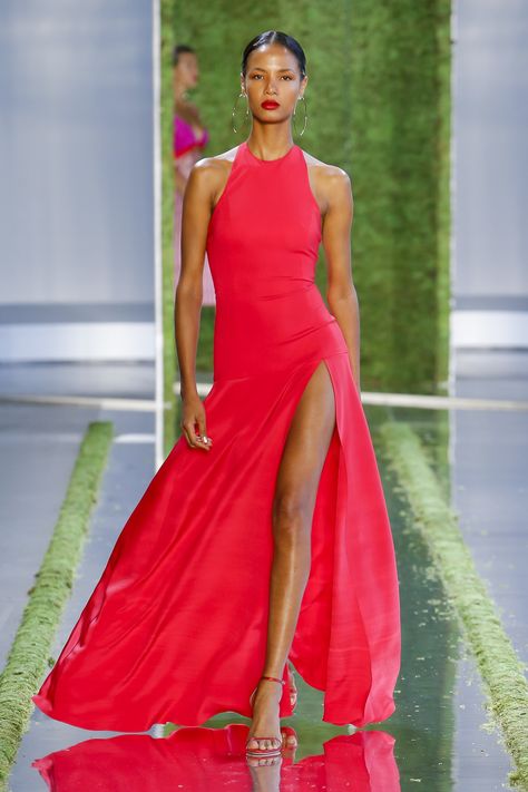 Cushnie Spring 2019 Ready-to-Wear Collection - Vogue https://www.pinterest.com/sora2015 Orange Room, Spring Studios, Room Prints, Color Trends Fashion, Model Walks, Edgy Chic, Glam Squad, Runway Dresses, September 7