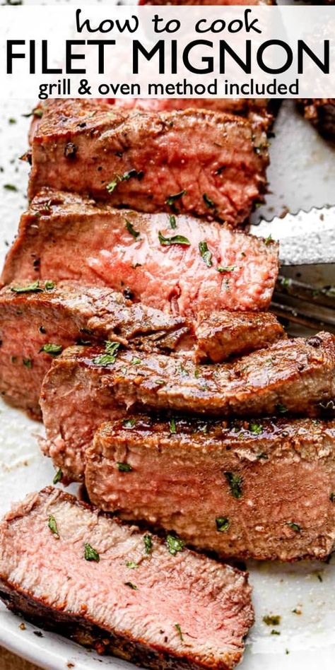 Filet Mignon Steak Recipes, Grilling Filet Mignon, Filet Mignon Recipes Grilled, Best Filet Mignon Recipe, Filet Migon, Perfect Filet Mignon, Filet Mignon Recipe, Filet Recipes