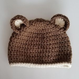 Crochet Bear Ears, Crochet Pattern Baby Hat, Bear Pattern Crochet, Bear Hat Pattern, Classy Crochet, Crochet Bear Hat, Crochet Adult Hat, Crochet Baby Hat, Crochet Baby Hat Patterns