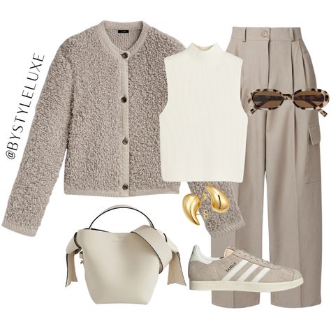 Old Money Look, Aw 23, Shop The Outfit, Comfy Fall Outfits, Cardigan With Buttons, Chic Fall Outfits, Wardrobe Update, Classy Aesthetic, Cardigan Outfits