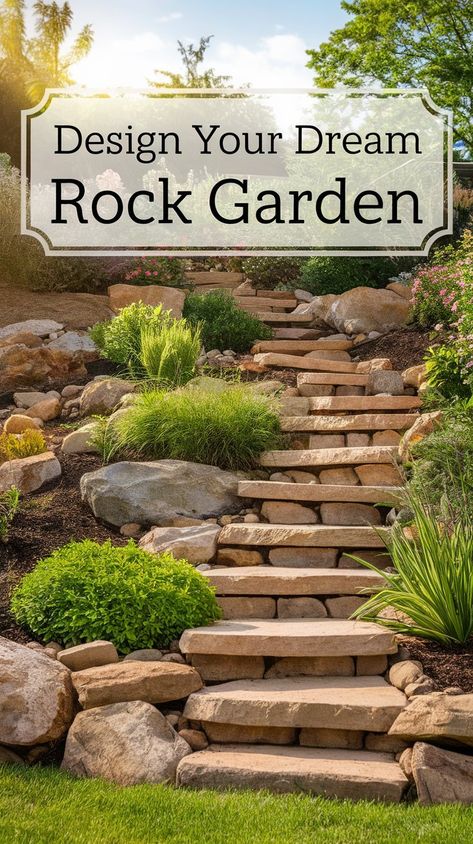 Dreaming of a stunning outdoor retreat? Dive into breathtaking Rock Garden Landscaping ideas that perfectly blend style and nature. From tackling Sloped Backyard Landscaping to mastering Stone Steps, bring your vision to life. Discover Sloped Garden solutions for every terrain and design your own Hillside Garden masterpiece. #gg #homedesigninsider #mountainlandscapingideas Mountain Landscaping Ideas, Mountain Home Landscaping, Natural Landscaping Ideas, Mountain Landscaping, Natural Landscape Design, Mountain Landscape Design, Sloped Backyard Landscaping, Rock Designs, Sloped Yard