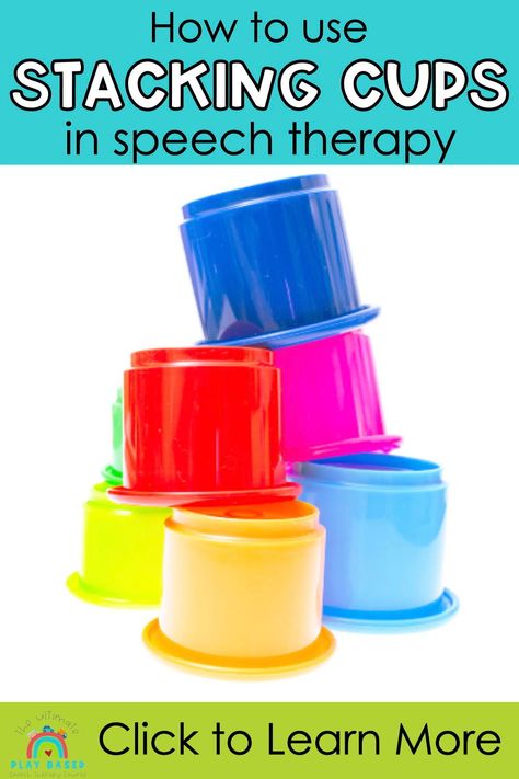 Discover how a humble stacking cup can transform your speech therapy sessions. From early intervention to school age, these versatile tools can be used in countless creative ways to build language skills. Click to learn more about the magic of stacking cups in speech therapy! Early Intervention Activities, Speech Therapy Activities Preschool, Speech Therapy Crafts, Childhood Apraxia Of Speech, Slp Materials, Stacking Cups, Preschool Speech Therapy, Speech Therapy Games, Articulation Therapy