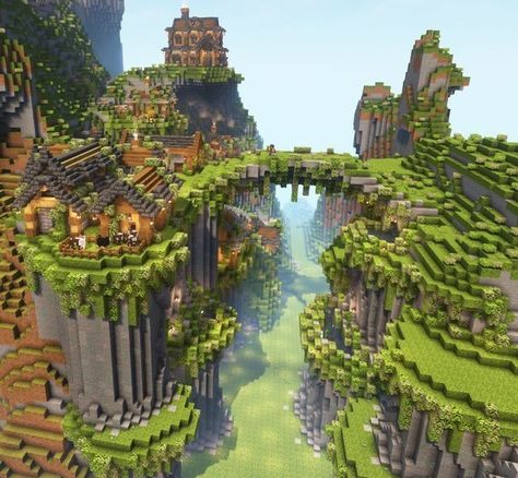 Casa Fantasy, Minecraft Kingdom, Minecraft Welten, Case Minecraft, Minecraft Structures, Bangunan Minecraft, Minecraft Farm, Minecraft Cottage, Minecraft House Tutorials