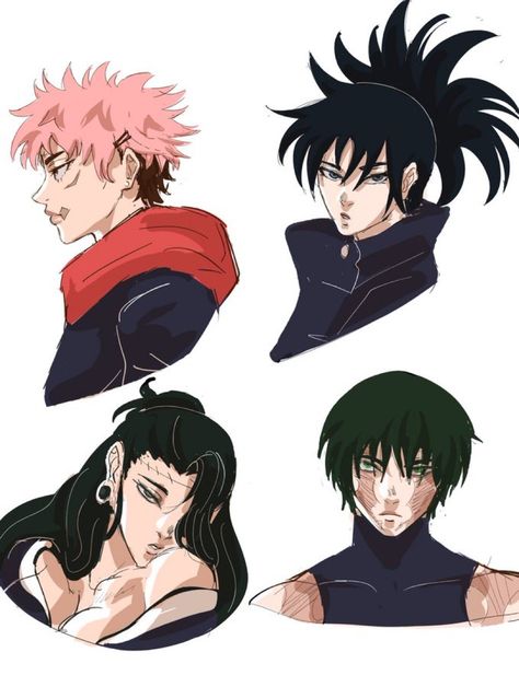 Csm Genderbend, Jujutsu Kaisen Characters, Jjk Fanart, Maki Zenin, Avatar Cartoon, Doodle Pages, Guitar Design, Cartoon Character Design, Female Character Design