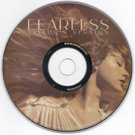 Taylor Swift Highlight Cover, Artists Posters, Taylor Swift Fearless Album, Cd Template, Taylor Swift Cd, Fearless Album, Insta Bio, Music Crafts, Taylor Swift Fearless