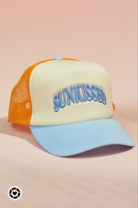 Add this cutie to any summer outfit!☀️💓 Cute Trucker Hats For Women, Trucker Hat Outfit Women, Cute Summer Hats, Merch Shoot, Trucker Hats For Women, Trendy Trucker Hats, Summer Trucker Hat, Cute Trucker Hat, Trendy Hats