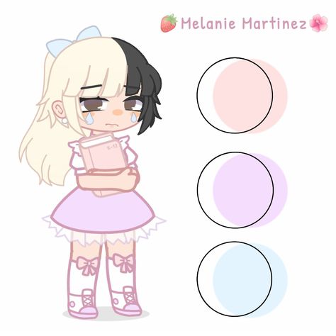 🌺🍓꒰ K-12 ꒱🍼🖇️ Gacha Club Singer Outfit, Melanie Martinez Gacha Club, Gatcha Outfits, Cherry Blossom Outfit, Creamsicle Smoothie, Melanie Martinez Outfits, Melanie Martinez Drawings, Cartoon As Anime, Gacha Ocs