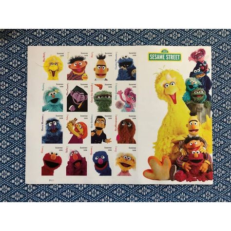 Who else was excited for these Sesame Street stamps! (Photos by and cards offered by u/sosococomomo, u/suzette393, u/walkinnature,… Bert Sesame Street, Letters Preschool, Kids Letters, Brave Little Toaster, Sesame Street Characters, Oscar The Grouch, Forever Stamps, Letters For Kids, Pbs Kids