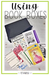 How to Use Book Boxes in the Classroom - The Krafty Teacher Book Boxes Classroom, Student Book Boxes, Second Grade Books, 1st Grade Reading Worksheets, Concepts Of Print, Guided Reading Activities, Organized Classroom, Book Bins, Apple Recipe