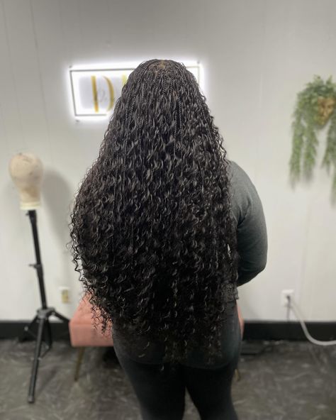 Boho Braids using my deep wave human hair we used 300 grams for these bora butt length small knotless braids Bora Bora Braids Human Hair, Bora Bora Braids, Small Boho Knotless, Bora Braids, Small Knotless Braids, Small Knotless, Boho Knotless Braids, Deep Wave Human Hair, Boho Knotless