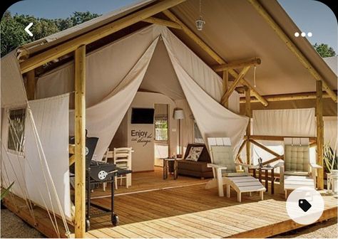 Tents Camping Glamping, Tent Living, House Tent, Wall Tent, Glamping Resorts, Large Tent, Camping Resort, Go Glamping, Luxury Glamping