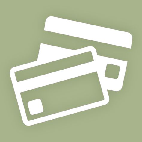 Green Wallet Icon, Green Bank Icon, Credit Card Icon, Work Icon, Journal App, Green Icons, App Store Icon, Credit Card App, Apple Icon