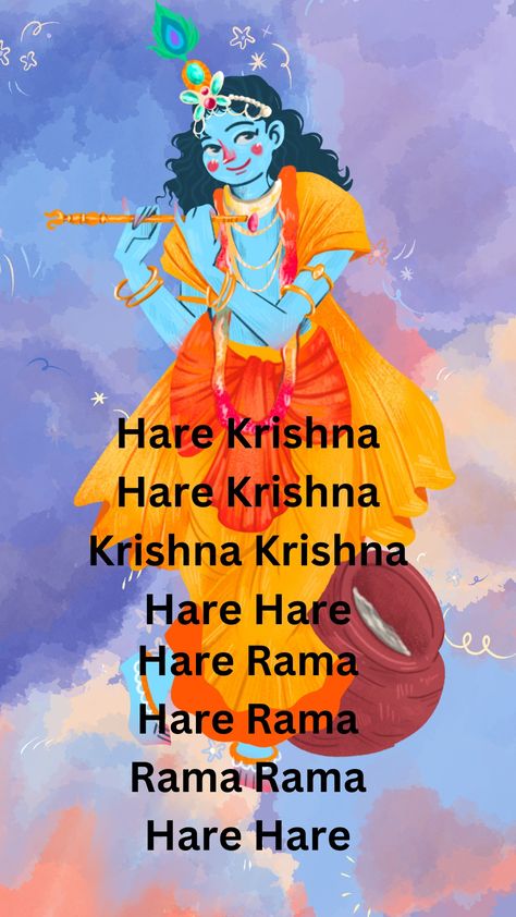 Krishna Chant Mantra, Be Closer To God, Maha Mantra, Temple Hindu, Iskcon Temple, Hare Krishna Mantra, God Krishna, Indian Mythology, Shree Krishna Wallpapers