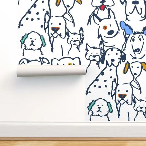 Doodle Dogs, Dog Cafe, Animal Fun, Dog Groomer, Dogs Cute, Dog Rooms, Doodle Dog, Modern Dog, Dog Wallpaper