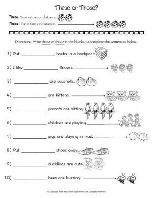 Worksheet | These or Those? | Write these or those in the blanks to complete the sentences. These Those Worksheet Class 1, These Or Those Worksheet, These And Those Worksheet For Kids, These And Those Worksheets, These Those Worksheet, Capital Letters Worksheet, English Activity, Worksheets For Class 1, School Homework