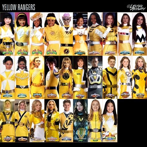 Yellow Ranger, Power Ranger, Yellow Power Ranger, Power Rangers Outfits, Power Rangers Yellow, Power Rangers Spd Yellow Ranger, Power Rangers Ninja Steel Gold Ranger, Power Rangers Zeo Gold Ranger, Trini Kwan