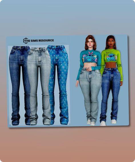 Sims 4 Clothing CC: Malay Denim Jeans By Couquett Sims 4 True Religion Cc, Sims Jeans, Jeans Sims 4 Cc, Denim Shorts Outfit Summer, Sims 4 Cc Download, Denim Shorts Outfit, Clothing Female, Summer Shorts Denim, Low Waist Jeans