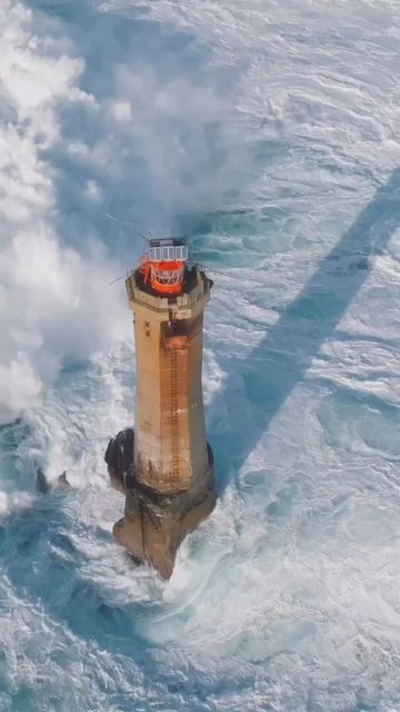 EARTH OFFICIAL on Instagram: "@mathieurivrin_photographies catches the raging storm in France’s Ushant around the Nividic Lighthouse. 🌊 Did you know that this is the first automatic lighthouse in the world?! 💡 How epic is this shot? ❤️ 📽 @mathieurivrin_photographies 📍 Nividic Lighthouse, Ushant, France 🎶 Gibran Alcocer - Idea 10"