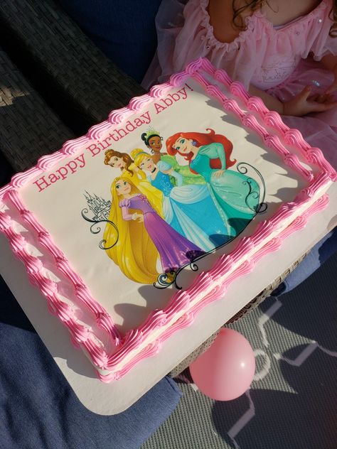 Disney Sheet Cake, Disney Princess Sheet Cake, Princess Disney Cake, Princess Theme Birthday Cake, Princess Theme Cake, Disney Princess Birthday Cakes, Cartoon Birthday Cake, Prince Cake, Barbie Birthday Cake