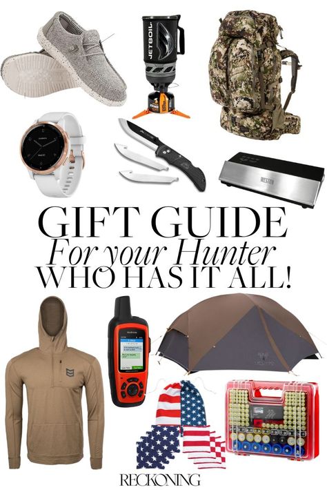 Find unique gifts for your hunter, fisher or outdoorsman that has it all for her, him and kids. Making it easy to get them something they love for the holiday or just because. For the outdoorsman that has it all . . . From Clothing, backpacking and hunting gear to fun unique camping ideas and workout items.  This is going to be your go to shopping list! Best Christmas Gifts For Boyfriend Hunter, Gifts For Hunters Men Deer, Gifts For A Hunter For Men, Deer Hunting Gifts, Hunting Accessories For Men, Hunter Boyfriend Gifts, Hunting Christmas Gifts, Christmas Gifts For Hunters, Blue Collar Christmas Gifts