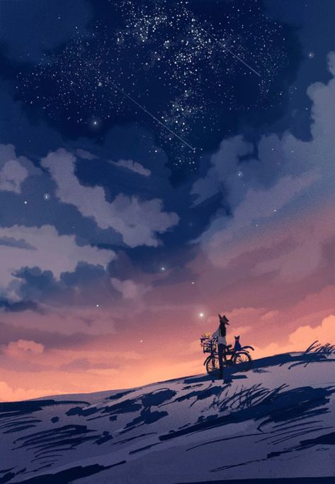 The Art Of Animation A Sky, Song Status, Status Video, 11 11, Night Sky, The Sky, Wallpapers, Stars, Anime