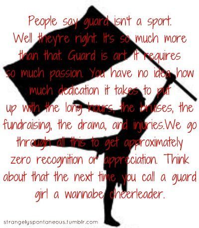 Color Guard Memes, Color Guard Quotes, Pole Dancing Quotes, Quotes About Moving On From Friends, Marching Band Memes, Colour Guard, Marching Band Humor, Band Jokes, Winter Guard