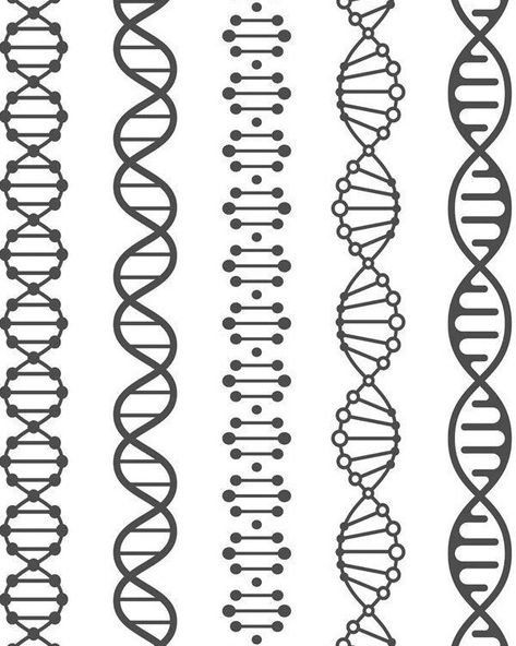 Dna Spiral, Dna Pattern, Dna Tattoo, Dna Helix, Dna Art, Dna Design, A Level Art Sketchbook, Geometric Tattoo Design, Minimalist Tattoos