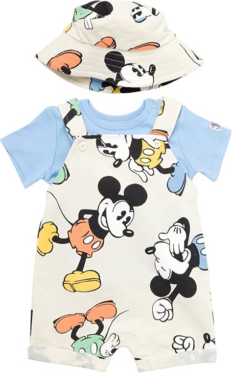 Disney Overalls, Dress Snap, Mickey Mouse Shorts, 3 Piece Outfit, Disney Outfit, Short Overalls, French Terry Shorts, Baby Mouse, Terry Shorts