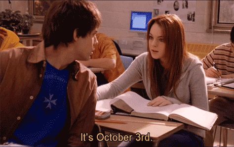 ITS OCTOBER 3RD Its October 3rd, Mean Girls Day, Mean Girl Quotes, October 3rd, Secret Admirer, Girls Day, What Day Is It, Chick Flicks, Tina Fey