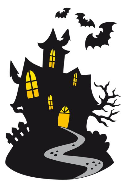 Haunted Castle Clipart Halloween Desenho, Haunted House Clipart, Halloween Clipart Free, Castle Cartoon, Castle Clipart, Halloween Borders, House Clipart, Halloween Cartoon, Halloween Clips