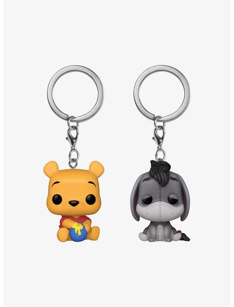 Pooh And Eeyore, Winnie The Pooh Eeyore, Pop Keychain, Disney Keychain, Batman Figures, Pop Collection, Keychain Set, Pooh Bear, Cute Keychain