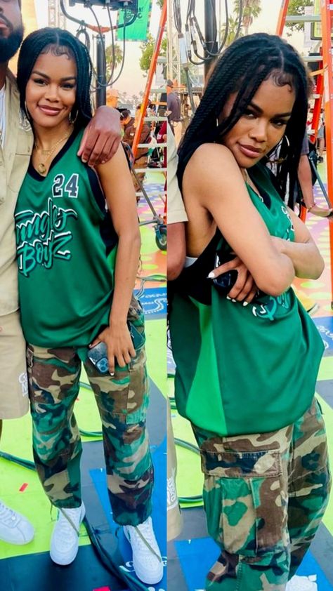 Teanna Taylor, Teyana Taylor Aesthetic, Teyana Taylor Outfits Tomboys, Teyana Taylor Style, Gonna Love Me Teyana Taylor, Teyana Taylor Concert, Teyana Taylor Bare With Me, Teyana Taylor Gonna Love Me, Teyana Taylor Outfits