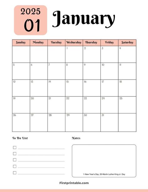 Free January 2025 calendar templates are available in printable and fillable PDF formats. Featuring blank and aesthetic designs with holidays. 2025 Monthly Calendar, Calender 2025 Printable, Calendar 2025 Aesthetic Cute, January 2025 Calendar, Future Journal, Ipad Templates, Feelings Preschool, Holidays Aesthetic, Editable Monthly Calendar