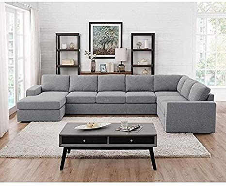 Basement Update, Teen Hangout, Large Sectional, Fabric Sectional Sofas, Best Sectionals, U Shaped Sectional, Sofa Chaise, Sectional Sofa Couch, Modular Sectional Sofa