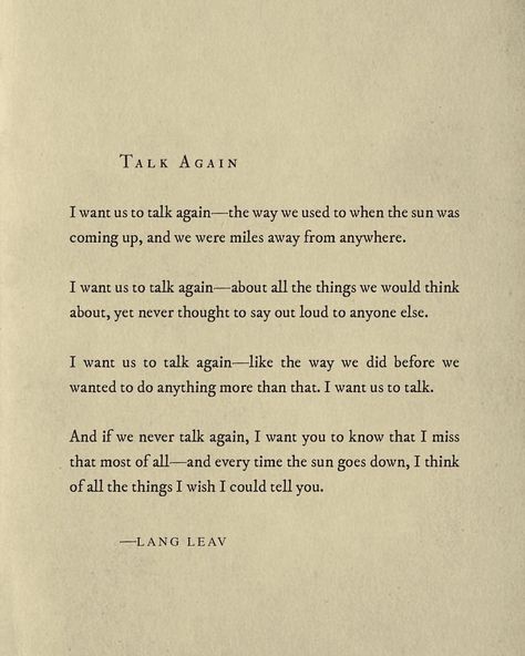 Lang Leav Quotes, Lang Leav Poems, I Miss Your Voice, Lang Leav, Books Quotes, Fav Quotes, Twin Flames, Love Is, Poem Quotes