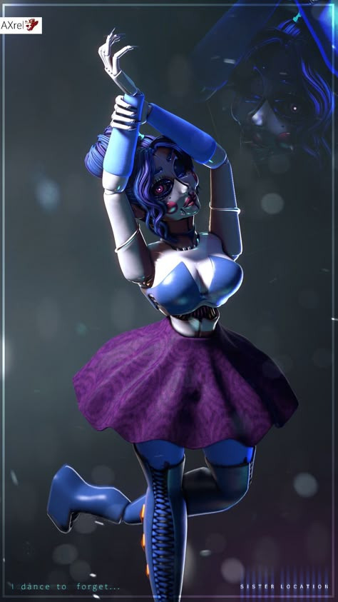 Stylized Ballora, Ballora Sister Location, Fnaf Models, Clara Afton, Five Nights At Anime, Ballora Fnaf, Fnaf Photos, A Silent Voice Anime, Fnaf Book