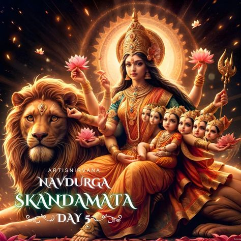 Navratri is not only about worshiping external deities but recognizing the divine powers within every woman.🙏❤ Day 1: Shailaputri Day 2: Brahmacharini Day 3: Chandraghanta Day 4: Kushmanda Day 5: Skandamata Day 6: Katyayani Day 7: Kalaratri Day 8: Mahagauri Day 9: Siddhidatri Each form of the goddess represents unique qualities. these nine days symbolize the divine feminine's strength, wisdom, and nurturing spirit. The festival's three phases: Kali (destruction of negativity), Laksh... Devi Shakti, Durga Kali, Jai Mata Di, Desi Love, Indian Goddess, Devi Durga, Goddess Artwork, Navratri Special, Happy Navratri