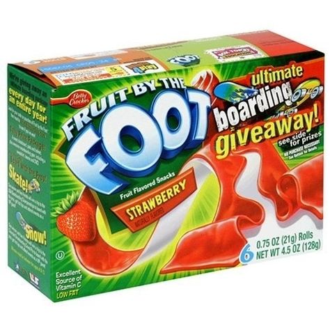 Fruit by the Foot: | The 35 Best School Lunch Snacks Of All Time 2000s Food, Fruit By The Foot, 90s Snacks, 90s Food, Kids Growing Up, 90s Childhood, Lunch Snacks, 90s Kids, Fruit Flavored