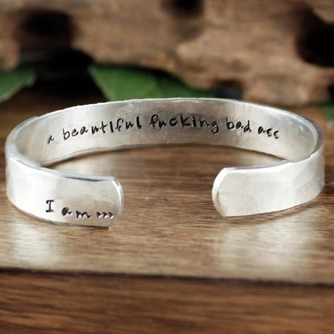 Secret Message Jewelry, Verse Bracelet, Mothers Jewelry, Bible Verse Bracelet, Motivational Jewelry, Faith Bracelet, Metal Stamped Jewelry, Stamped Bracelet, Inspirational Bracelets